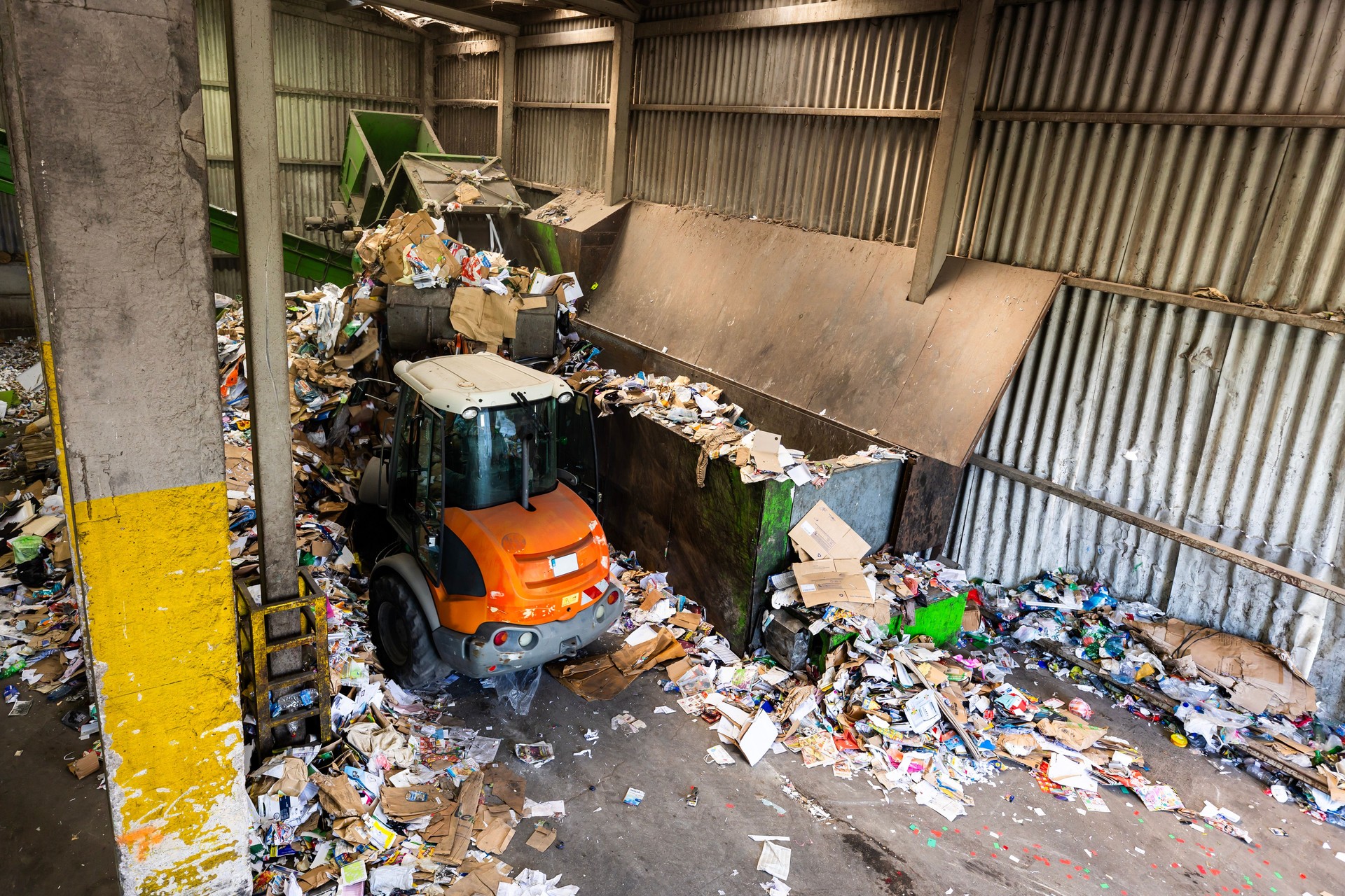 Waste sorting facility